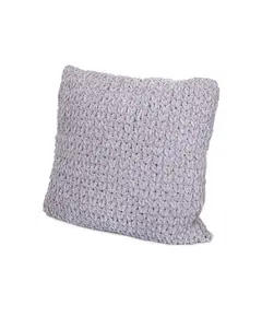 Cozy Knot Pillow Light-Gray Color - Cushion Egyptian Handmade - Home Décor - Buy in Bulk - Manos Brand Tijarahub