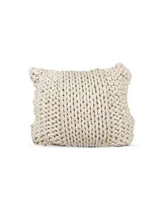 Cozy Knot Pillow off-white Color - Cushion Egyptian Handmade - Home Décor - Buy in Bulk - Manos Brand Tijarahub