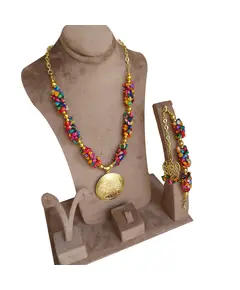 Set Of Colorful Charms Plated With Gold Water - Handmade - B2B - Logy Accessories - Tijarahub