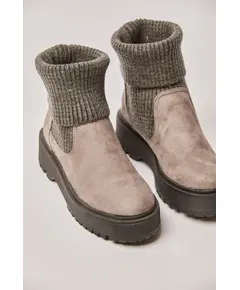 Women Half Boots - Wholesale - Grey - Dalydress TijaraHub