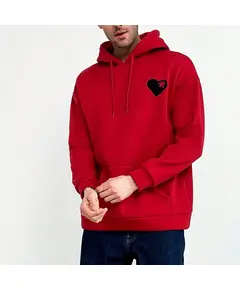 Men Sweatshirt - Wholesale - Red - Erdil Tekstil TijaraHub