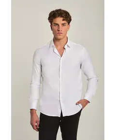 Twill Shirt Button Collar - Wholesale - White - Dalydress TijaraHub