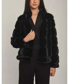 Black Fur Jacket - Women's Clothing - Wholesale - Dalydress TijaraHub
