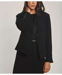 Black Solid Blazer - Women's Clothing - Wholesale - Dalydress TijaraHub