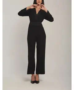 Black Tailored Jumpsuit - Women's Clothing - Wholesale - Dalydres Tijarahub