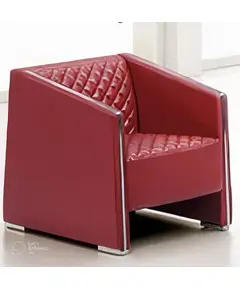 Arm Chair Covered with Artificial Leather - Chair - Wholesale - Impact - Tijarahub