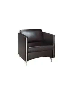 Arm Chair Covered with Artificial Leather - Chair - Buy In Bulk - Impact - Tijarahub