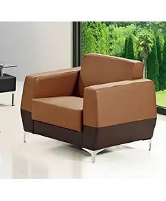 Arm Chair Covered with Artificial Leather - Chair - B2B - Impact - Tijarahub