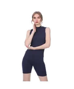 Sleeveless Basic Undershirt With High Collar - Women's Clothing - Wholesale - Dice TijaraHub