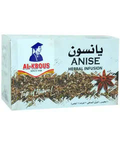 Anise Tea 20 Enveloped tea bags – 100% Natural – B2B Beverage – Herbs – AlKbous Tea - TijaraHub