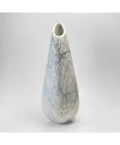 MUD - Lily Vase Natural Marble (L15.5 x W18.5 H41 cm) - Calacatta - Handmade Tijarahub