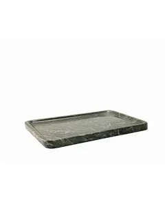 MUD - Towel Tray Natural Marble (L31 x W22 x H2 cm) - Indian Green - Handmade Tijarahub