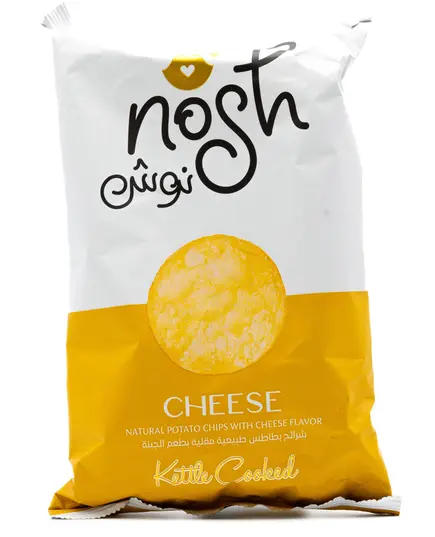 Nosh Family Natural Kettle Cooked Potato Chips - Cheese Flavor - 95-105gm Tijarahub