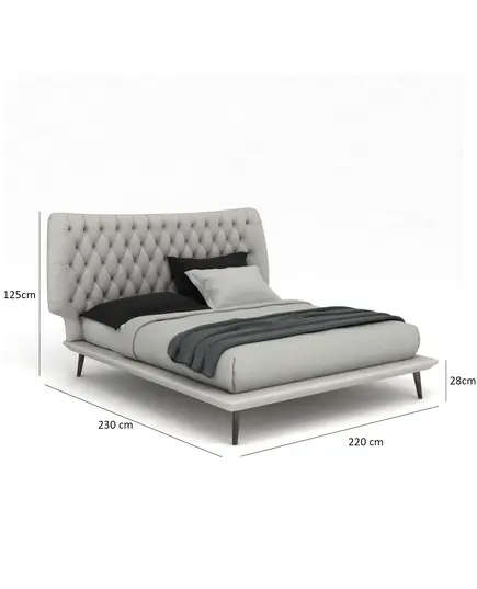 Manzzelli - Alen Bed - Moski Wood/Beach Wood - 170 x 200 cm Tijarahub