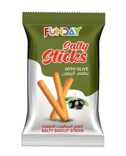 Multi-Flavored - Olive Salty Biscuit Sticks - 36 gm