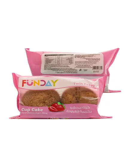 Cup Cake - Twin Muffin - 58 gm - Strawberry Flavors