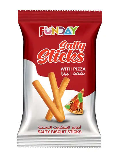 Multi-Flavored - Pizza Salty Biscuit Sticks - 36 gm