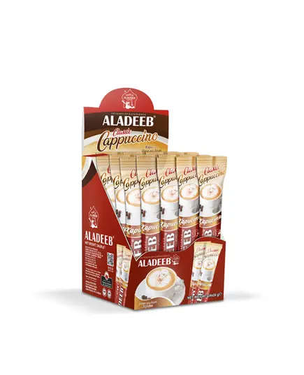 Aladeeb Cappuccino - 20 gm - High Quality and Multiple Flavors Tijarahub