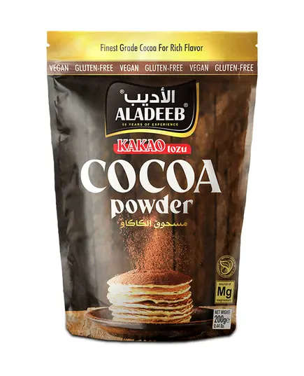 Aladeeb Cocoa Powder - 200 gm - Gluten-Free - Vegan Tijarahub