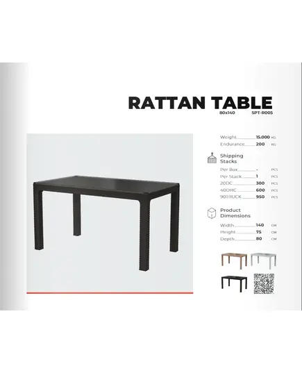 Rattan Table