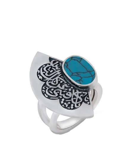 baby blue women Silver Ring