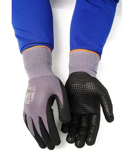 Safety Gloves TBW51 Micro Foam Nitrile Coating Palm Dot Work Gloves​ - BestGuard Tijarahub