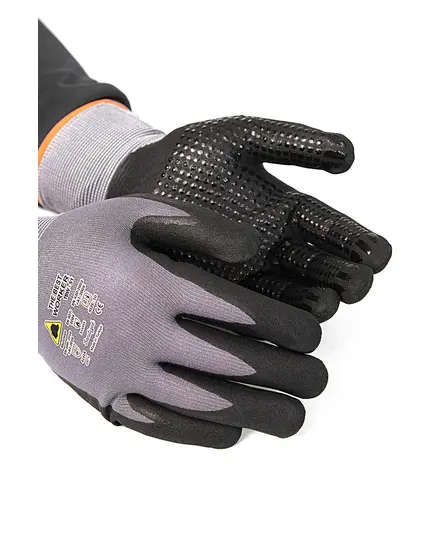 Safety Gloves TBW51 Micro Foam Nitrile Coating Palm Dot Work Gloves​ - BestGuard Tijarahub