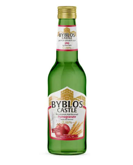 Byblos Castle Non-Alcoholic Malt Beverage Pomegranate Flavor 330ml