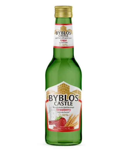 Byblos Castle Non-Alcoholic Malt Beverage Strawberry Flavor 330ml