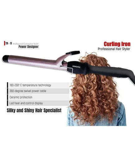 TR-11 Professional Curling Iron Styler Power Designer - 375 gm - Curling Iron