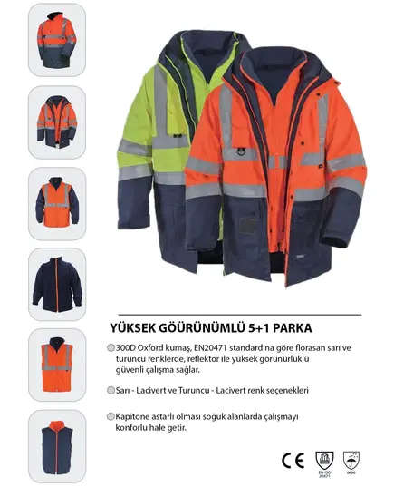 BestGuard Yellow Worker’s High-Looking 5+1 Parka – Very Useful Jacket/Coat/Parka Tijarahub