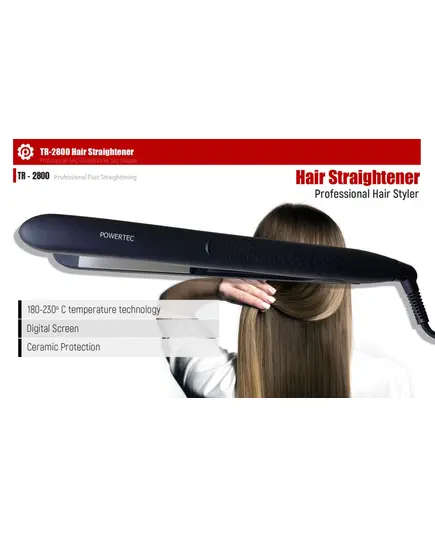 TR-2800 Professional Hair Straightener -790 gm - Professional Hair Styler