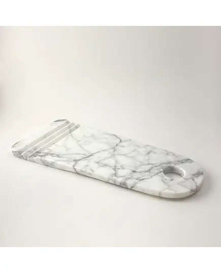 MUD - Cheese Tray Natural Marble (L40 x W20 x H2 cm) - Handmade Tijarahub