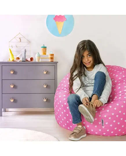 Ariika - Comfy Bean Bag Kids - Polka Dot ( L 60 x W 77 ) cm use for Adults and Kids