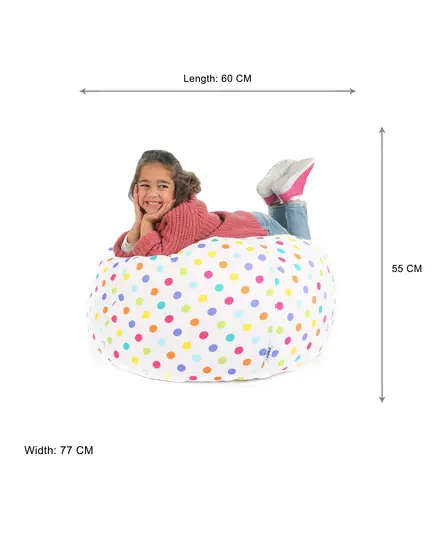 Ariika - Comfy Bean Bag Kids - Polka Dot ( L 60 x W 77 ) cm use for Adults and Kids