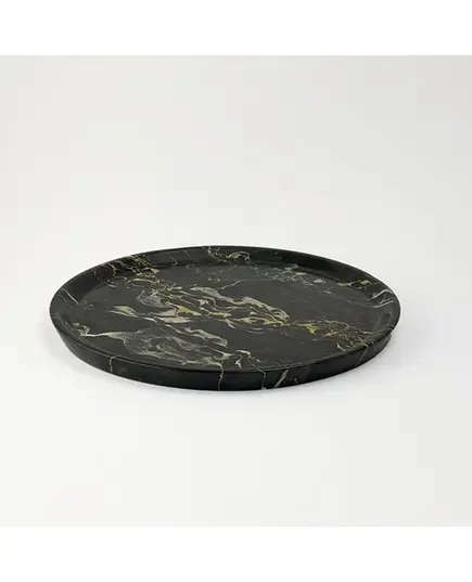 MUD - Round Plate Natural Marble (L 30 x W 30 x H 2 cm) - Handmade Tijarahub