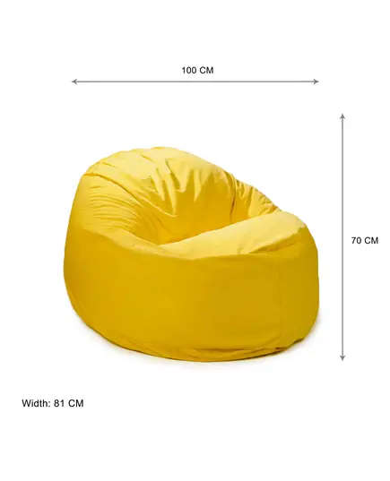 Ariika koze luxury bean bag suitable for indoor & outdoor - 100 x 70 - for Home Decoration