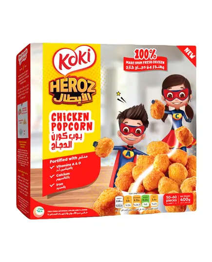 Chicken Popcorn - 50-60 Pieces - 400 gm - Koki Hero's