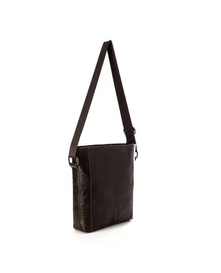 Adjustable Handle Textured Cross-Body Men Bag - M&O - 500 gm