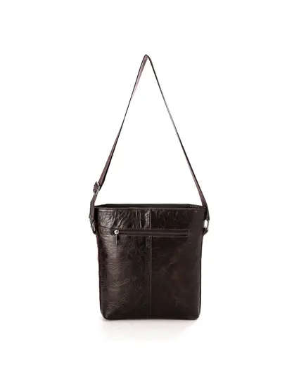 Adjustable Handle Textured Cross-Body Men Bag - M&O - 500 gm