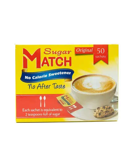 Sugar Match - 50 sachets equivalent to 2 teaspoons Tijarahub