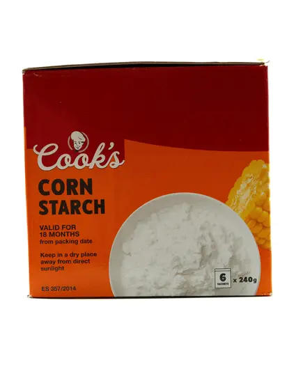 Cook's Corn Starch - 240 gm Sachet - Versatile Tijarahub