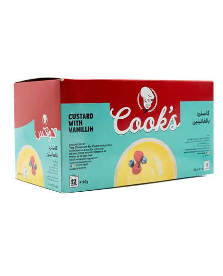 Cook's كاسترد ميكس - كيس 50 جرام - سهل الذوبان تجارة هب