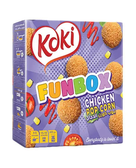 Funbox Chicken Popcorn - 400 gm - Koki