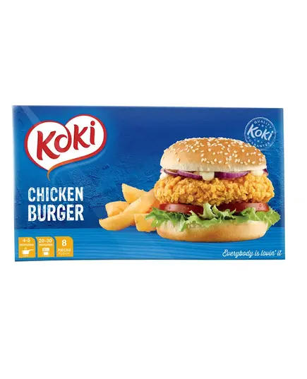 Chicken Burger - 8 Pieces - Koki