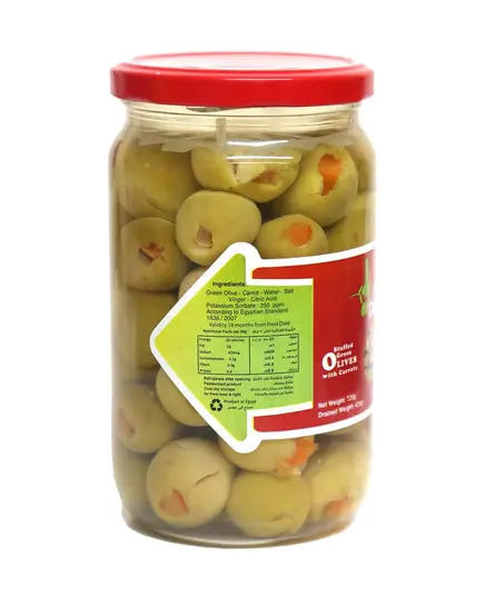 Telal Stuffed Green Olives - 720g Tijarahub