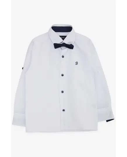 White Bow Tie Shirt - Boys' Wear - Cotton