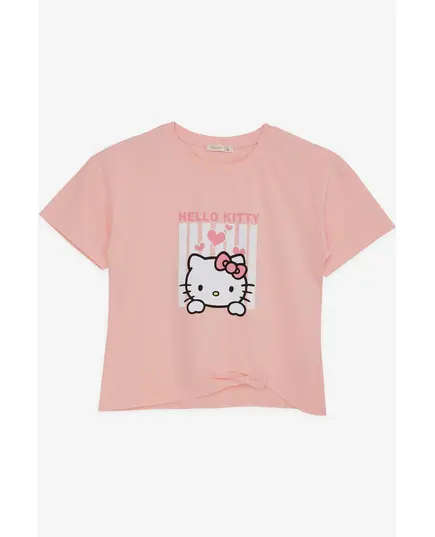 Hello Kitty Design Casual T-Shirt - Girls' Wear - Cotton