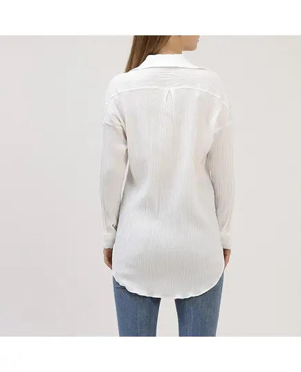 Long Shirt - Casual & Elegant - Women's Wear - 95% Cotton - 5% Elastane