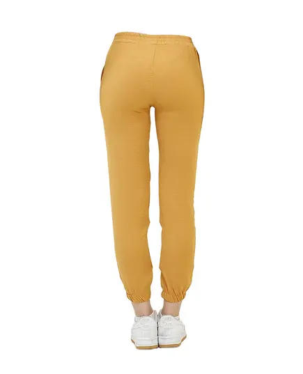 Elasticated Leg Trousers - Women's Wear - Polyester & Cotton - Yellow